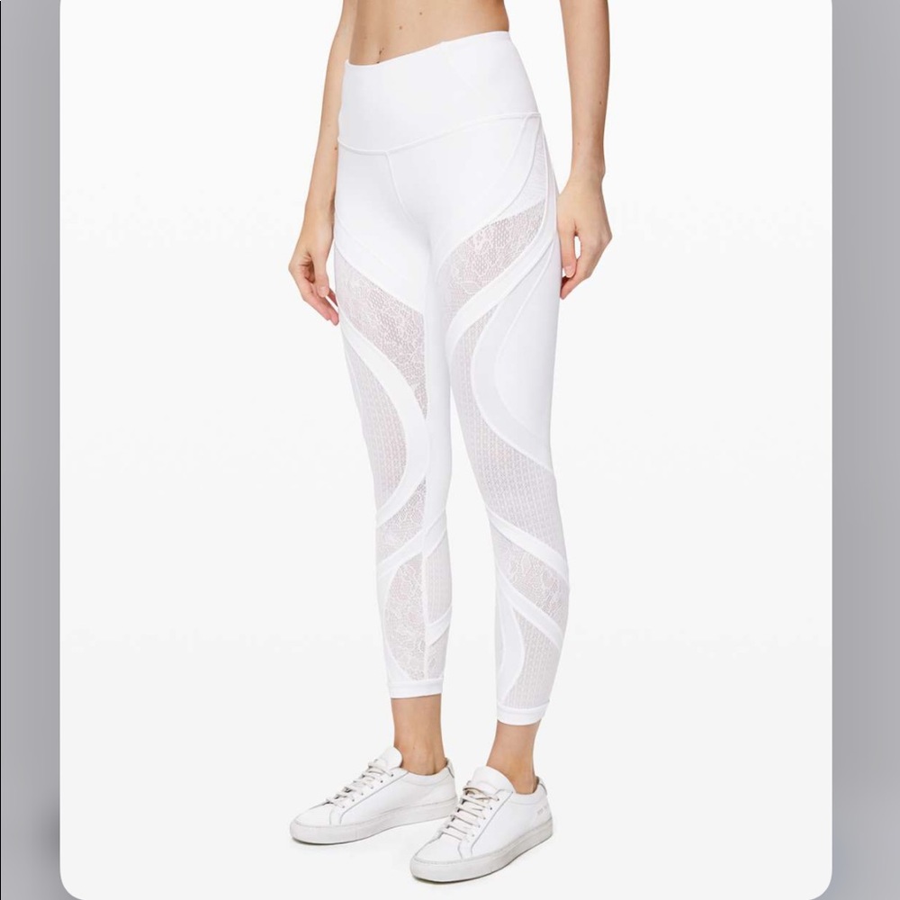 lululemon wunderunder White Leggings